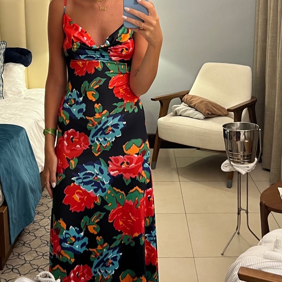 Floral Maxi Dress - Picture 1 of 5